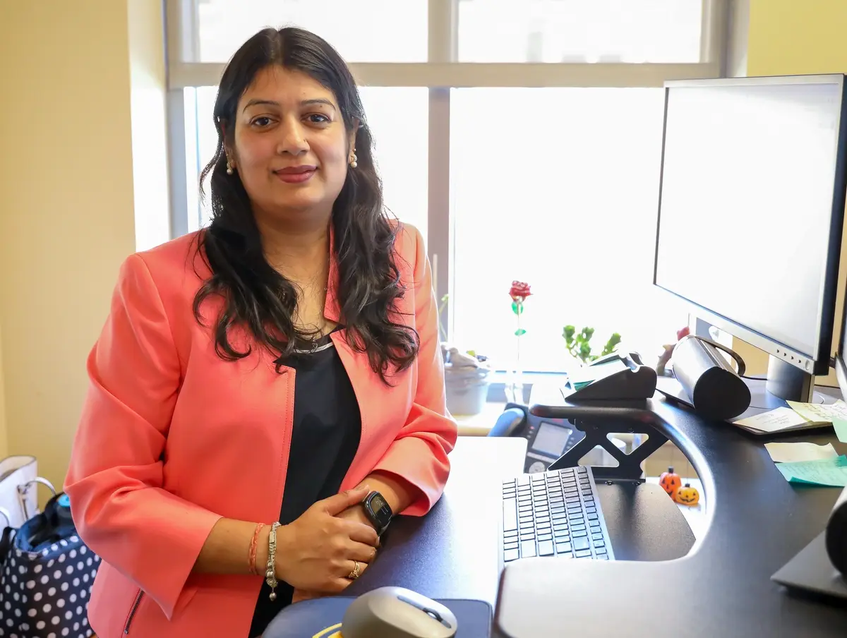 Shillpa Naavaal, an associate professor in the VCU School of Dentistry, hopes to promote strong oral health policies with the help of a five-year grant from the NIH. (John Wallace, VCU School of Dentistry)