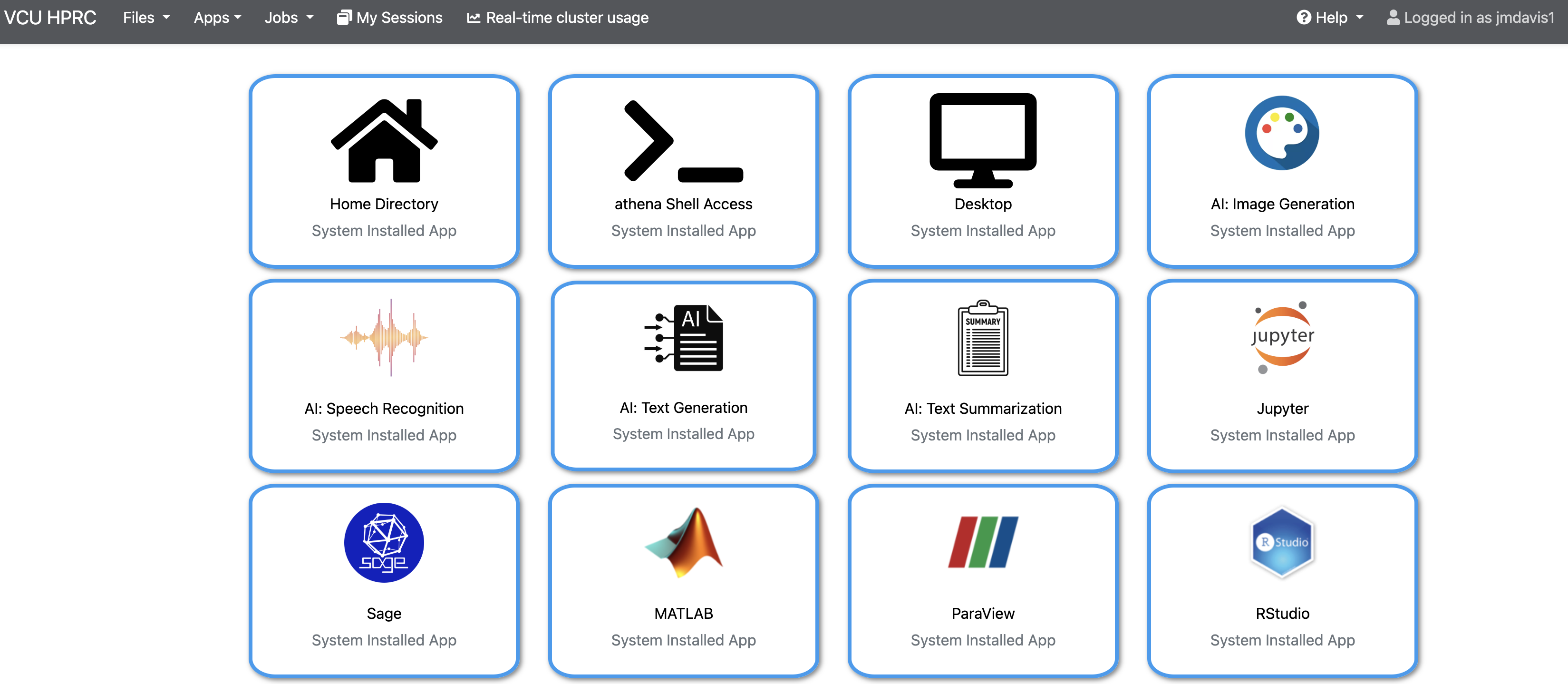 open on demand system screenshot